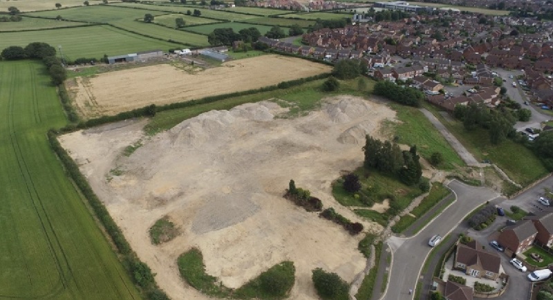 Bolsover development site for Forge New Homes