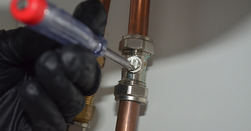 Image showing a water isolation valve