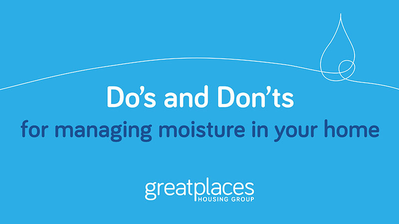 Do's and Don'ts for managing moisture in your home