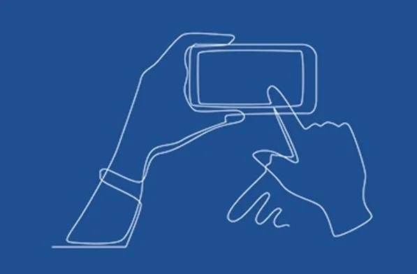 Person on mobile phone