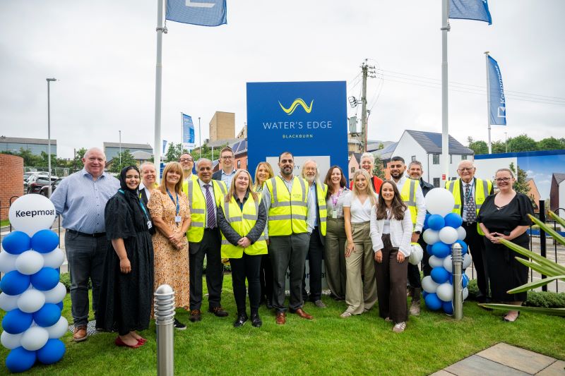 Guests at the Water's Edge development in Blackburn