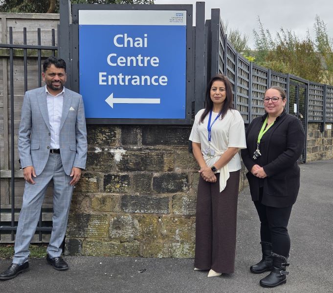 Ibrar Syed with Employability Coach Stacey Fletcher and Community Partnership Manager Aateeka Bashir